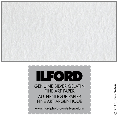 Texture du papier Ilford MG Art 300 FB DW
